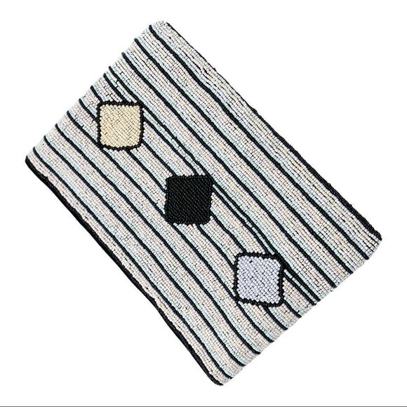 Rainbowlink Beaded Slip on Reader Case Clutch Make-Up Bag‎ - Picture 3 of 12